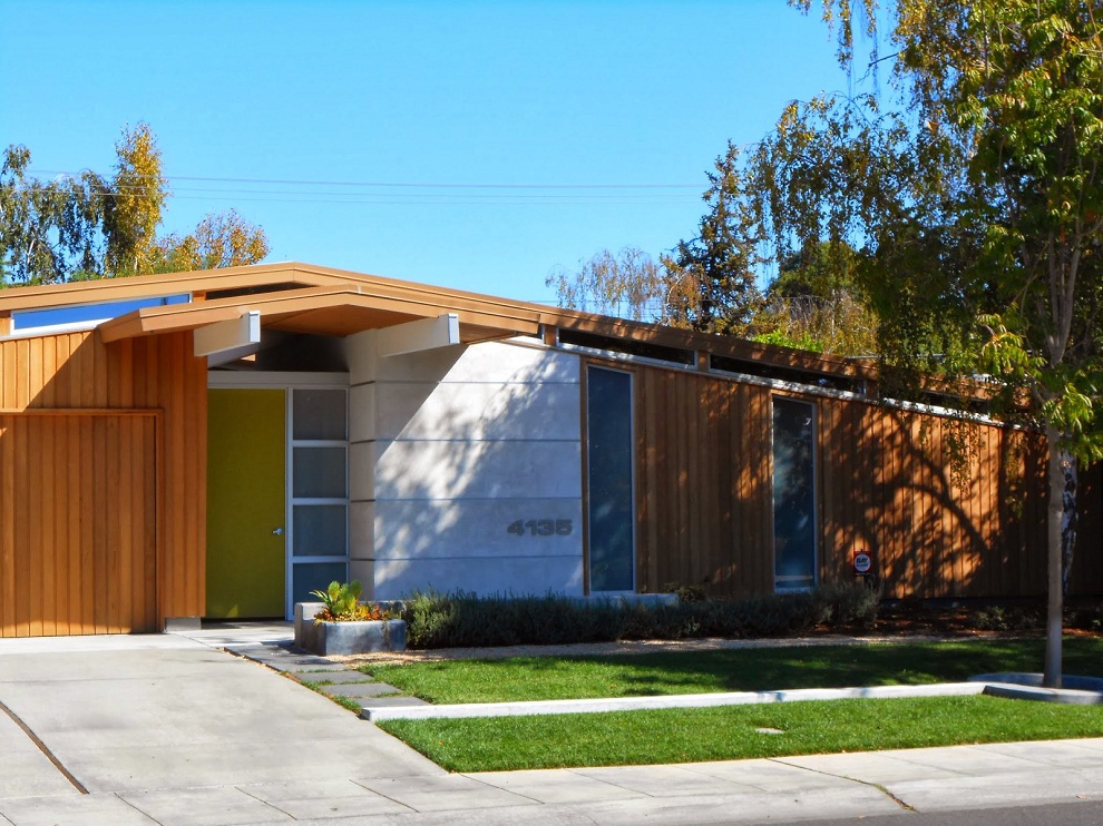 Image of: Small Mid Century Modern Front Doors
